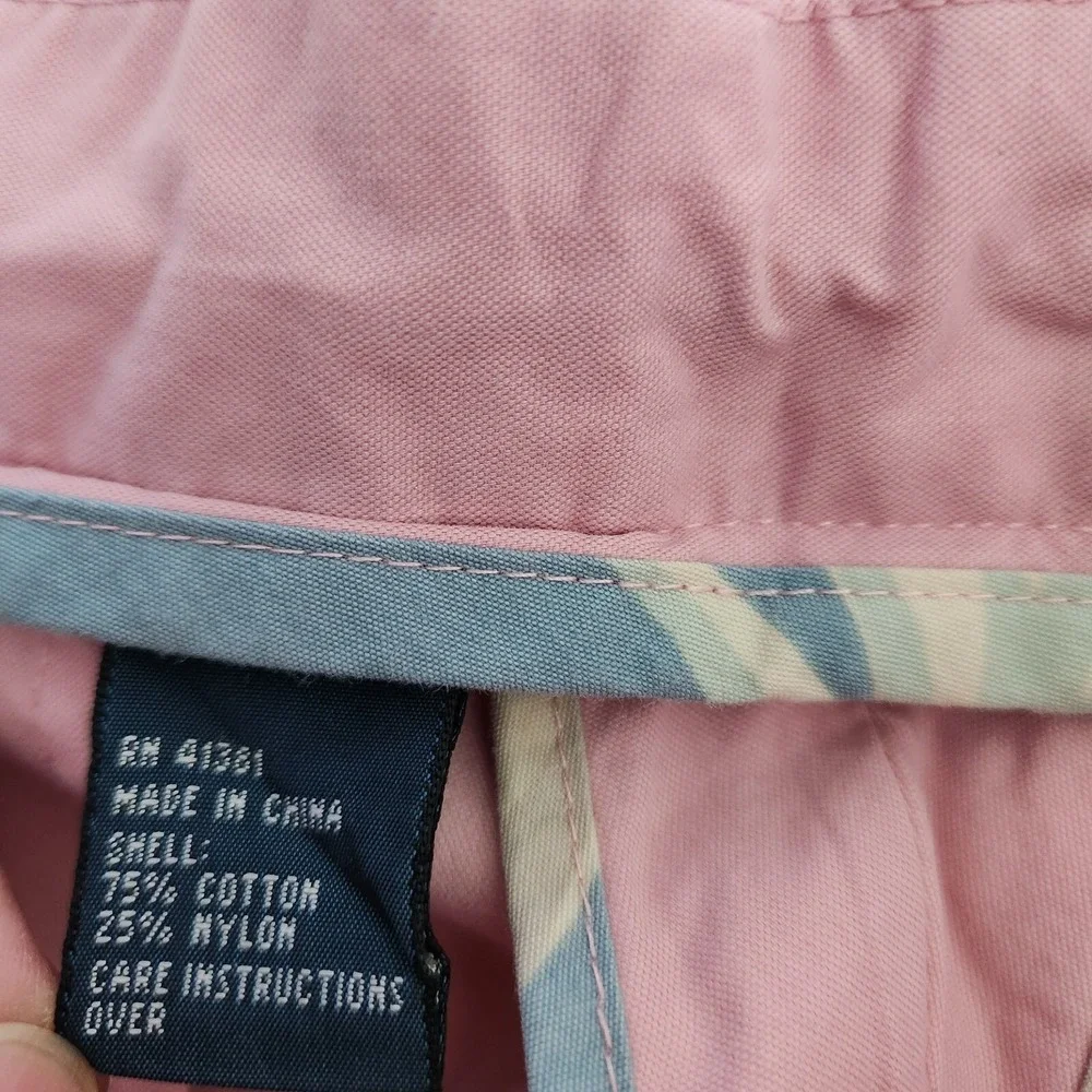 Polo Ralph Lauren Men's 34 Preppy Drawstring Dock Chino Shorts Cotton‎ Pink 9